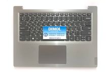 Оригинальная клавиатура для ноутбука Lenovo V14-IGL, V14-IIL, V14-IKB, IdeaPad S145-14, IdeaPad S145-14IWL series, ua, gray, Iron Grey передняя панель