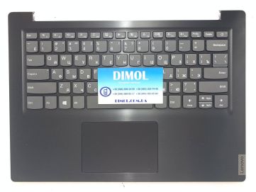 Оригинальная клавиатура для ноутбука Lenovo V14-IGL, V14-IIL, V14-IKB, IdeaPad S145-14, IdeaPad S145-14IWL series, ua, black, черная передняя панель