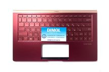 Оригинальная клавиатура для ноутбука Asus ZenBook 13 UX333FA, UX333FN, UX333, U3300FN, U3300 series, red, ukr, подсветка, Burgundy Red передняя панель Оригинальная клавиатура для ноутбука Asus ZenBook 13 UX333FA, UX333FN, UX333, U3300FN, U3300 series, red, ukr, подсветка, Burgundy Red передняя панель