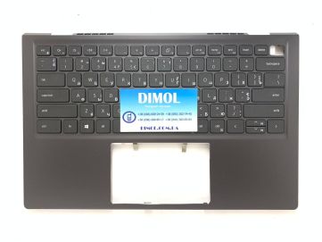 Оригинальная клавиатура для ноутбука Dell Vostro 14 5410, 14 5415 series, ru, black, серая передняя панель