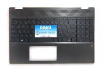 Оригинальная клавиатура для ноутбука HP Pavilion X360 15-DQ, 15T-DQ series, rus, black, черная передняя панель, подсветка Оригинальная клавиатура для ноутбука HP Pavilion X360 15-DQ, 15T-DQ series, rus, black, черная передняя панель, подсветка
