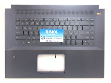 Оригинальная клавиатура для ноутбука Asus ProArt StudioBook Pro W700, W700G2T, W700G3T, W700G1T series, rus, gray, серая передняя панель, подсветка 