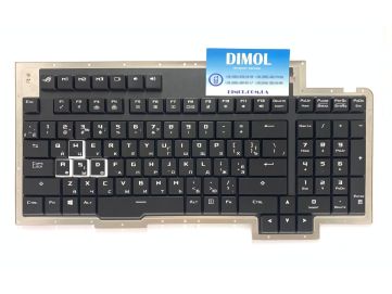 Оригинальная клавиатура для ноутбука Asus ROG GX800, GX800V, GX800VH, GX800VHK series, black, rus, подсветка