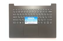 Оригинальная клавиатура для ноутбука Lenovo IdeaPad 320-14IKB, 320-14ISK series, rus, gray, серая передняя панель