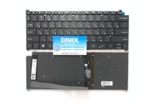 Оригинальная клавиатура для ноутбука Acer TravelMate P6 TMP614-52 series, black, ru, подсветка