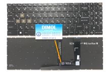 Оригинальная клавиатура для ноутбука MSI Pulse GL76, GF66, GL66, GF76, MS-17L1, MS-1582, MS-1583, MS-17H3 series, rus, black, подсветка
