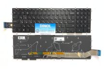 Оригинальная клавиатура для ноутбука Dell Alienware M15 R1, Alienware M17 R1 series, rus, black, RGB-подсветка 