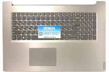Оригинальная клавиатура для ноутбука Lenovo IdeaPad L340-17, L340-17IWL, V340-17IWL rus, gray, серебристая передняя панель