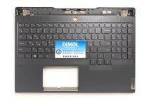 Оригинальная клавиатура для ноутбука Lenovo Legion S7-15ACH6, S7-15IMH5 series, gray, rus, подсветка, темно-серая передняя панель