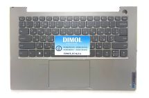Оригинальная клавиатура для ноутбука Lenovo ThinkBook 14 G2 ITL series, ru, серый, подсветка, серая передняя панель