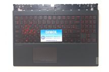 Оригинальная клавиатура для ноутбука Lenovo Legion Y530, Y530-15ICH, Y540-15IRH PG0, Y7000 series, rus, black, красная подсветка, черная передняя панель