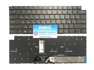 Клавиатура для ноутбука Dell Inspiron 5310, 5320, 5410, 5418, 5420, 5620 series, rus, black