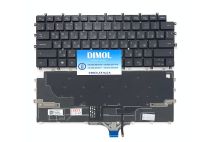 Оригинальная клавиатура для ноутбука Dell Latitude 9510, 9520 2-в-1 series, rus, black, подсветка Оригинальная клавиатура для ноутбука Dell Latitude 9510, 9520 2-в-1 series, rus, black, подсветка