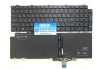 Оригинальная клавиатура для Dell Latitude 5520, 5521, 5530, 5531, Dell Precision 3560, 3561, 3570, 3571, 3580, 3581, 7670 series, black, ru, подсветка