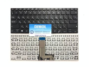 Клавиатура для ноутбука Asus 14 X409, X409f, M409, X412, X412F, X412FA, X412U, X412UA series, ru, black