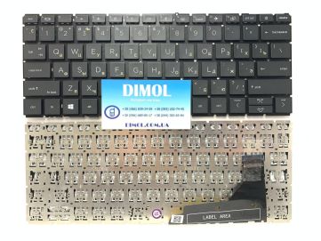 Оригинальная клавиатура для ноутбука HP EliteBook 735 G7, 830 G7, 835 G7, 735 G8, 830 G8, 835 G8 series, rus, black