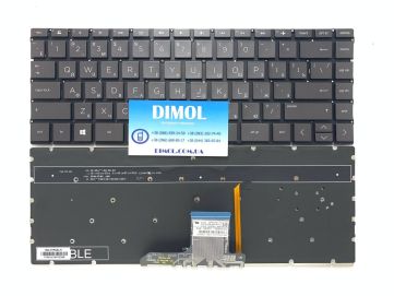 Оригинальная клавиатура для ноутбука HP Pavilion 13-AN, 13-AD, 13-AE, 13-AP, 13-AQ, 13-AG, 13-AH, 13-BF series, ru, black, подсветка
