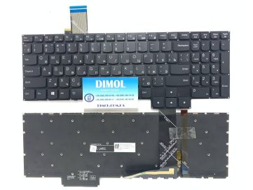 Оригинальная клавиатура для ноутбука Lenovo Legion 5-15ARH05H, 17ARH05H, 15ACH6H, 16ACH6H, Legion Y7000, 17ACH6H, 17ITH6, 15IAH7H5 rus, black, RGB - подсветка