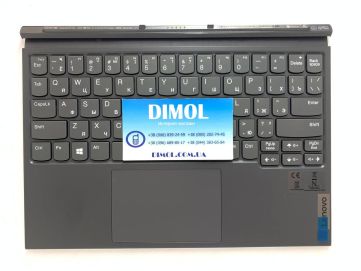 Оригинальная клавиатура для Lenovo Duet 3 BT Folio series, grey, ukr, серая панель, тачпад