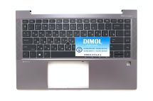 Оригинальная клавиатура для ноутбука HP ZBook Firefly 14 G7 series, ru, серый, подсветка, кварцево-серая передняя панель Оригинальная клавиатура для ноутбука HP ZBook Firefly 14 G7 series, ru, серый, подсветка, кварцево-серая передняя панель