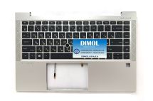 Оригинальная клавиатура для ноутбука HP EliteBook 840 G8, 745 G7, 745 G8, 840 G7 series, ru, черный, подсветка, серебристая передняя панель Оригинальная клавиатура для ноутбука HP EliteBook 840 G8, 745 G7, 745 G8, 840 G7 series, ru, черный, подсветка, серебристая передняя панель