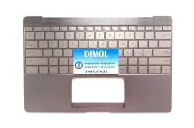 Оригинальная клавиатура для ноутбука Asus Zenbook 3 UX390, UX390UA series, rus, silver, серебристая передняя панель, подсветка 
