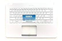 Оригинальная клавиатура для ноутбука Asus Vivobook 15 X505, X505B, X505BA, X505BP, X505ZA series, white, ukr, белая передняя панель Оригинальная клавиатура для ноутбука Asus Vivobook 15 X505, X505B, X505BA, X505BP, X505ZA series, white, ukr, белая передняя панель