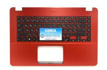 Оригинальная клавиатура для ноутбука Asus Vivobook 15 X505, X505B, X505BA, X505BP, X505ZA series, black, ru, красная передняя панель Оригинальная клавиатура для ноутбука Asus Vivobook 15 X505, X505B, X505BA, X505BP, X505ZA series, black, ru, красная передняя панель