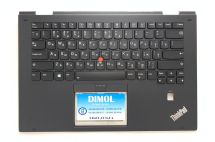 Оригинальная клавиатура для Lenovo ThinkPad X1 Yoga 2nd Gen series, ru, black, черная передняя панель, подсветка
