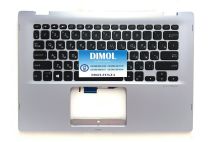 Оригинальная клавиатура для ноутбука Asus VivoBook TP412, TP412U, TP412UA, TP412F, TP412FA, TP412FAC series, rus, black, подсветка, звездно-серая передняя панель Оригинальная клавиатура для ноутбука Asus VivoBook TP412, TP412U, TP412UA, TP412F, TP412FA, TP412FAC series, rus, black, подсветка, звездно-серая передняя панель