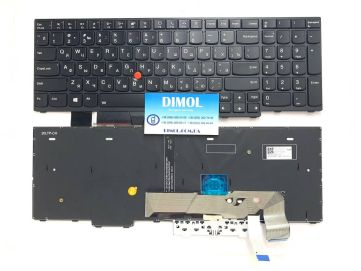 Оригинальная клавиатура для Lenovo ThinkPad L15 gen 2 rus, black, подсветка