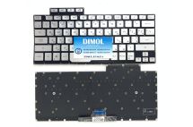 Оригинальная клавиатура для ноутбука Asus ROG Zephyrus G14 GA401, GA401U, GA401QC, GA401QE, GA401QH, GA401QM, GA401IHR silver, uk, подсветка