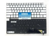 Оригинальная клавиатура для Dell XPS 15 9500, XPS 17 9700, Precision 5550 series, white, ru, подсветка