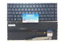 Оригинальная клавиатура для ноутбука HP Pavilion Aero 13-BE, 13-BE0755ng, 13-BE0227od series, темно-синяя, ru, подсветка Оригинальная клавиатура для ноутбука HP Pavilion Aero 13-BE, 13-BE0755ng, 13-BE0227od series, темно-синяя, ru, подсветка