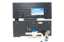 Оригинальная клавиатура для ноутбука Lenovo Thinkpad L14 gen1, L14 Gen3 series, ru, black, подсветка