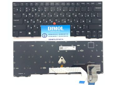 Оригинальная клавиатура для ноутбука Lenovo Thinkpad T14 Gen 3 series, ru, black