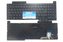 Оригинальная клавиатура для ноутбука Asus ROG Stirx G17 G713, G713QR, G713RX, G713RS, G713RC series, uk, black, подсветка - RGB