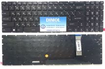 Оригинальная клавиатура для ноутбука MSI Pulse GL76, GF66, GL66, GF76, MS-17L1, MS-1582, MS-1583, MS-17H3 series, rus, black, RGB - подсветка