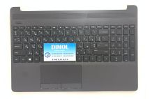 Оригинальная клавиатура для HP 15S-GR, 15S-DY, 15-DW, 15-DU, 15-CS series, rus, black, темно-серая передняя панель Оригинальная клавиатура для HP 15S-GR, 15S-DY, 15-DW, 15-DU, 15-CS series, rus, black, темно-серая передняя панель