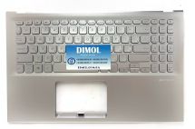 Оригинальная клавиатура для ноутбука Asus A512, F512, K512, S512, X512 series, ukr, silver, подсветка, серебристая передняя панель Оригинальная клавиатура для ноутбука Asus A512, F512, K512, S512, X512 series, ukr, silver, подсветка, серебристая передняя панель