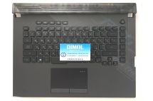 Оригинальная клавиатура для Asus ROG Strix SCAR 15 G532, G532LWS series, ukr, black, черная передняя панель, RGB-подсветка Оригинальная клавиатура для Asus ROG Strix SCAR 15 G532, G532LWS series, ukr, black, черная передняя панель, RGB-подсветка