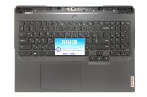 Оригинальная клавиатура для Lenovo Legion S7 16APH8, S7 16IRH8, S7 16ARHA7, S7 16IAH7 series, ukr, black, RGB - подсветка, черная передняя панель