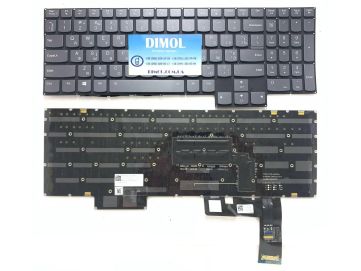 Оригинальная клавиатура для Legion Legion 7-16ITHG6, 7-16ACHG6, S7-16ARHA7, S7-16IAH7 series, ukr, gray, RGB - подсветка