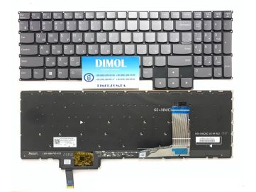Оригинальная клавиатура для Lenovo LOQ 15APH8, LOQ 15IRH8, LOQ 16APH8, LOQ 16IRH8 series, ukr, gray, RGB - подсветка