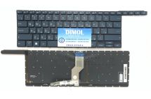 Оригинальная клавиатура для ноутбука Asus Zenbook Pro Duo 15 UX582, UX582LR, UX582HS, UX582HM, UX582ZM series, black, ru, подсветка