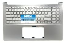 Оригинальная клавиатура для Asus Vivobook Pro 15 K3500PC, K3500PH, X3500PA, X3500PC, X3500PH series, ru, silver, подсветка, серебристая передняя панель