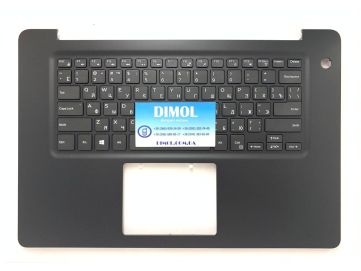 Оригинальная клавиатура для Dell Vostro 14-5481, V5481, 15-5581, V5581 series, ru, black, черная передняя панель