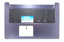 Оригинальная клавиатура для Dell G3 3579, G3 3779 series, ukr, black, подсветка, серо-голубая передняя панель