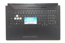Оригинальная клавиатура для ноутбука Asus TUF Gaming FA706, FX706, TUF706, TUF766 series, ru, черный, подсветка, черная передняя панель Оригинальная клавиатура для ноутбука Asus TUF Gaming FA706, FX706, TUF706, TUF766 series, ru, черный, подсветка, черная передняя панель