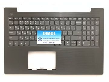 Оригинальная клавиатура для ноутбука Lenovo V130-15IGM, V130-15IKB series, grey, ru, серая передняя панель